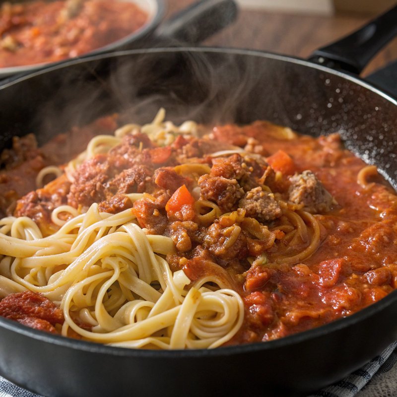 Linguini Bolognese